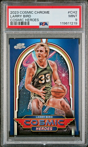 Larry bird topps cosmic chrome - cosmic,