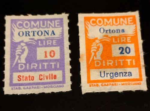 Ortona 2 bolli - -,