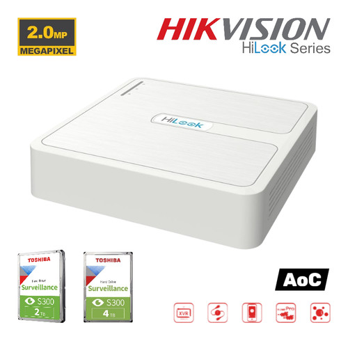 Hikvision hilook 8ch 2mp - hikvision, full