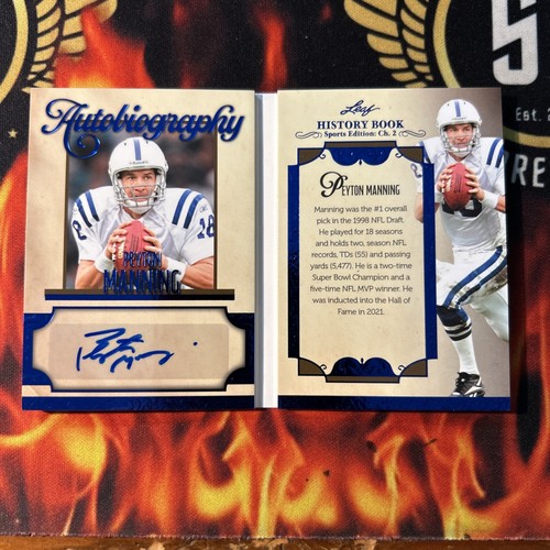 2025 leaf peyton manning auto - manning,